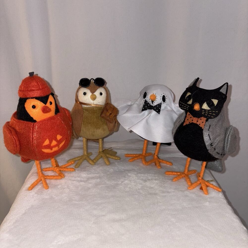 2017 Target Featherly Friends HISSY, HAUNTER, CARVER & RUSTY Rare Collection
